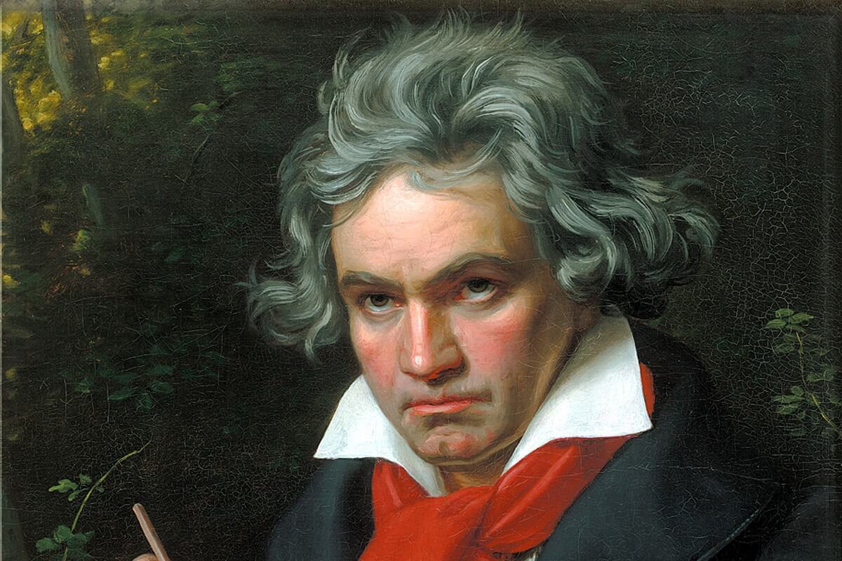 Ludwig van Beethoven, artist: Joseph Karl Stieler (1781–1858), oil on canvas