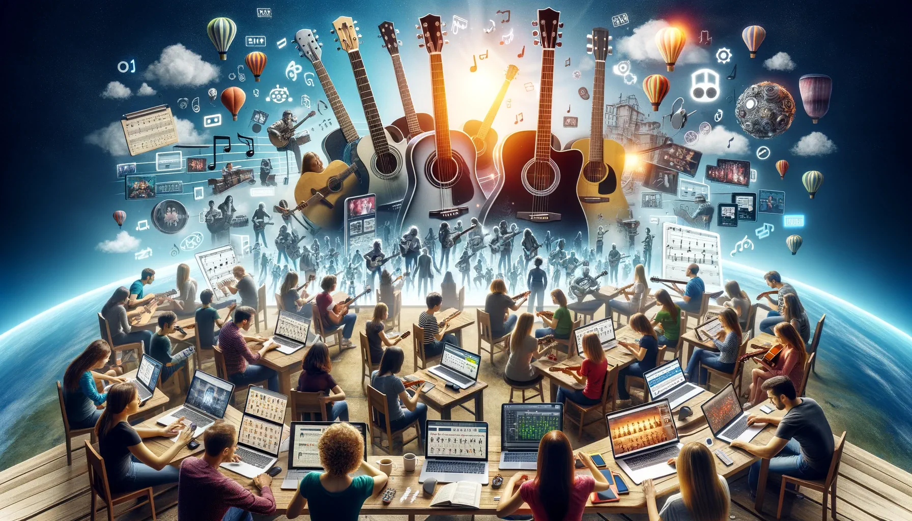 Digital Harmonies: An Analytical Review of Guitar Lessons Websites and Their Educational Impact